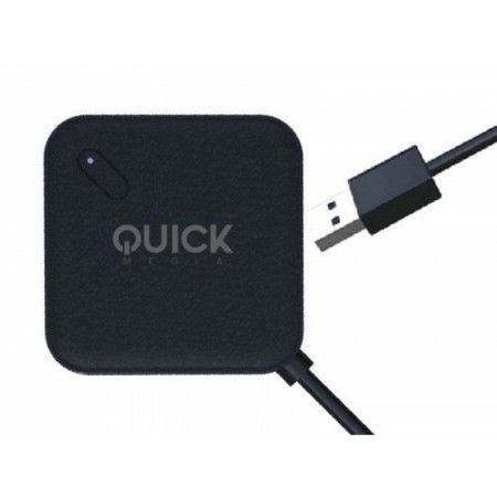 Hub USB Quick Media QMH304PB Nero