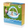 Bestway Piscina Gonfiabile per Bambini 2 Anelli Squalo Spruzzatore 163x127x92 cm +2 Anni Giardino 53157