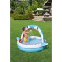 Bestway Piscina Gonfiabile per Bambini 2 Anelli Squalo Spruzzatore 163x127x92 cm +2 Anni Giardino 53157