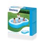 Bestway Piscina Gonfiabile 2 Camere Grande Lago 262x157x46 cm +3 Anni Giardino 54117