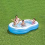 Bestway Piscina Gonfiabile 2 Camere Grande Lago 262x157x46 cm +3 Anni Giardino 54117