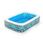 Bestway Piscina Gonfiabile 3 Camere Floreale 229x152x56 cm +6 Anni Giardino 54120