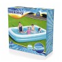 Bestway Piscina Gonfiabile 2 Camere Rettangolare 305x183x46 cm +3 Anni Giardino 54150