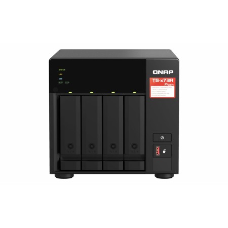 Memorizzazione in Rete NAS Qnap TS-473A-SW5T Nero AMD Ryzen V1500B