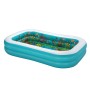 Bestway Piscina Gonfiabile 2 Camere Fondo 3D Marina con Accessori 262x175x51 cm +3 Anni Giardino 54177