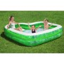 Bestway Piscina Gonfiabile 2 Camere Tropical 231x231x51 cm +6 Anni Giardino 54336