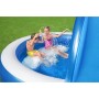 Bestway Piscina Gonfiabile 2 Camere Parasole 241x241x140 cm +6 Anni Giardino 54337