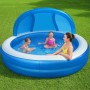 Bestway Piscina Gonfiabile 2 Camere Parasole 241x241x140 cm +6 Anni Giardino 54337