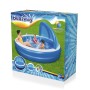 Bestway Piscina Gonfiabile 2 Camere Parasole 241x241x140 cm +6 Anni Giardino 54337