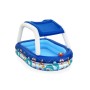 Bestway Piscina Gonfiabile Bambini Tetto Rimovibile Barca con Volante 213x155x132 cm +3 Anni Giardino 54370