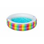 Bestway Piscina per Bambini 2 Anelli Arcobaleno 206x206x51 cm +6 Anni Giardino 54443