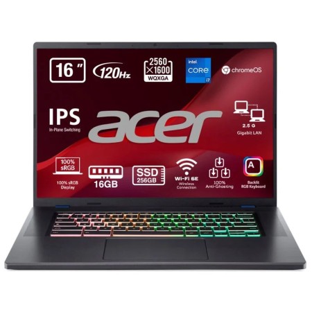 Notebook Acer Chromebook 516 GE CBG516-1H-72EW Qwerty in Spagnolo Intel Core I7-1260P 16 GB RAM 256 GB SSD