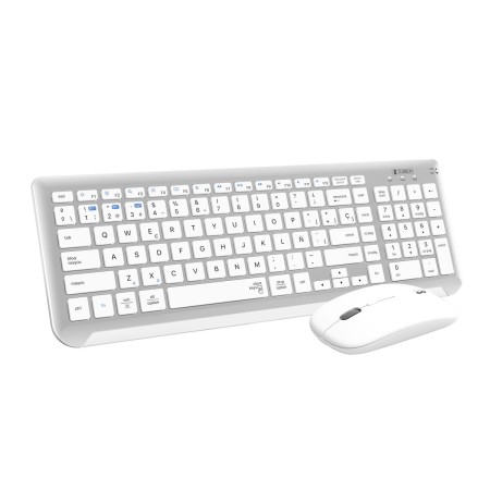 Tastiera e Mouse Wireless Subblim SUBKBC-DCEP10 Qwerty in Spagnolo QWERTY