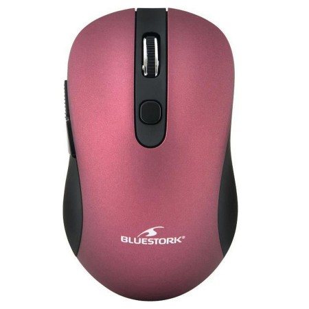 Mouse senza Fili Bluestork BLU3760162063967 Rosso Granato (1 Unità)