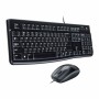 Tastiera e Mouse Logitech Desktop MK120 USB Nero Italiano