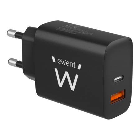 Caricabatterie da Parete Ewent EW1319 Nero 20 W