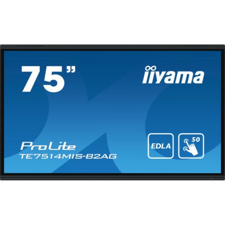 Monitor Videowall Iiyama TE7514MIS-B2AG 75" 4K Ultra HD 60 Hz