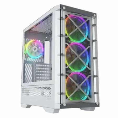 Case computer desktop ATX Nfortec Draco X White Bianco