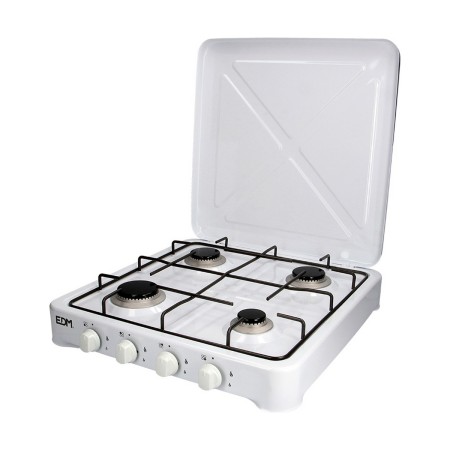 Cucina a Gas EDM 07422 Bianco 1500 W