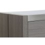 Mobile TV DKD Home Decor Grigio Alluminio Cristallo Rovere Vetro Temperato 200 x 45 x 42 cm