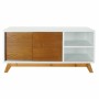 Mobile TV DKD Home Decor Bianco 100 x 40 x 50 cm Marrone Legno MDF