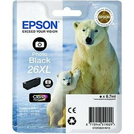 Cartuccia ad Inchiostro Originale Epson 26XL Nero