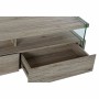 Mobile TV DKD Home Decor Naturale Vetro Temperato Legno MDF 140 x 40 x 47 cm