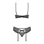 Set di Lingerie Obsessive 818-SEG-1 Nero L/XL