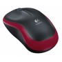 Mouse Ottico Wireless Logitech M185 RF 1000 dpi Rosso