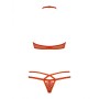 Set di Lingerie Obsessive 838-SET-3 Rosso S/M