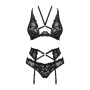 Set di Lingerie Obsessive Alessya Nero XS/S