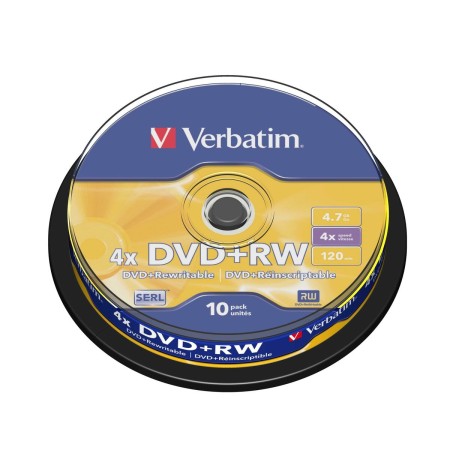 DVD-RW Verbatim  10 Unità 4x 4,7 GB