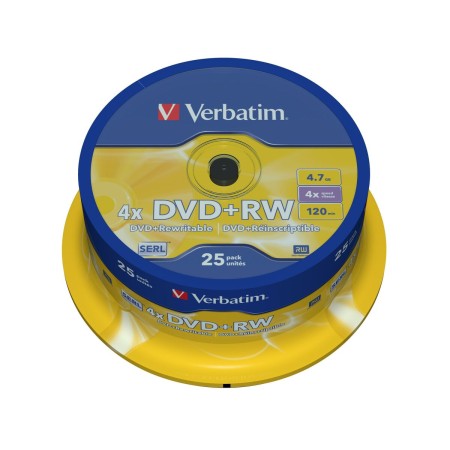 DVD-RW Verbatim  25 Unità 4x 4,7 GB