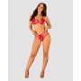 Set di Lingerie Obsessive Giftella Rosso S/M