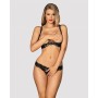 Set di Lingerie Obsessive Luvae Nero S/M