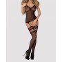 Bodystocking F214 (Taglia unica) Obsessive F214 Nero S/M/L