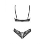 Set di Lingerie Obsessive Nero XS/S