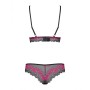 Set di Lingerie Obsessive Tulia Nero S/M