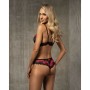 Set di Lingerie Obsessive Tulia Nero S/M