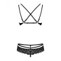 Set di Lingerie Obsessive 860 Nero S/M