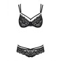 Set di Lingerie Obsessive 860 Nero S/M