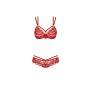 Set di Lingerie Obsessive 860 Rosso S/M