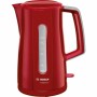 Bollitore BOSCH TWK3A014 Rosso Sì Acciaio inossidabile Plastica Plastica/Acciaio inossidabile 2400 W 1,7 L