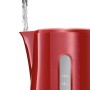 Bollitore BOSCH TWK3A014 Rosso Sì Acciaio inossidabile Plastica Plastica/Acciaio inossidabile 2400 W 1,7 L