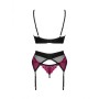 Set di Lingerie Obsessive Nero M/L