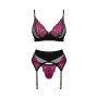 Set di Lingerie Obsessive Nero M/L